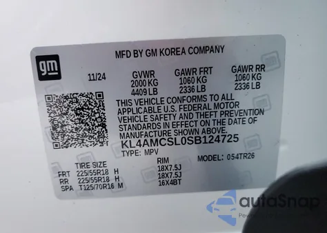 KL4AMCSL0SB124725